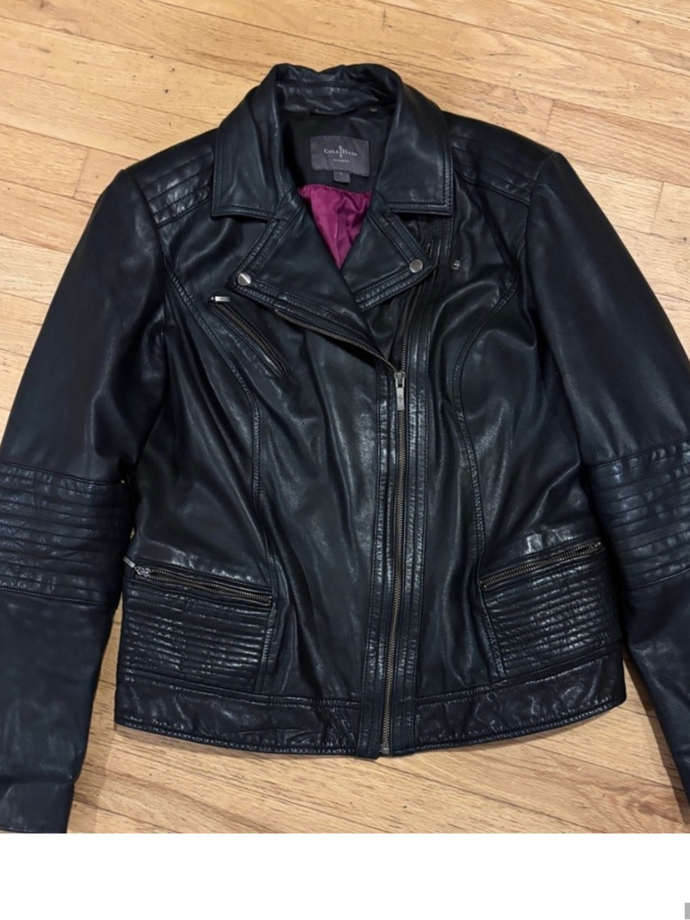 Cole Haan - Leather Moto Jacket - Like New